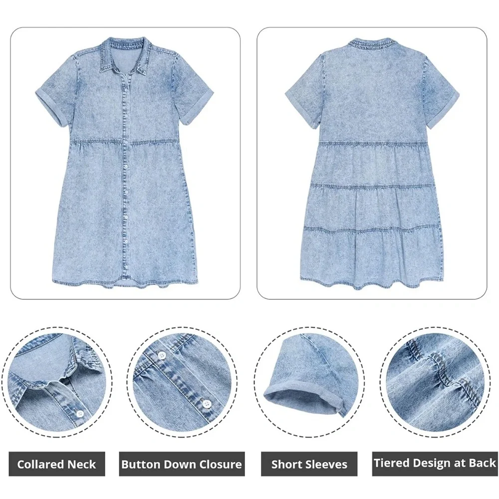 New denim dress - Picture 4 of 8